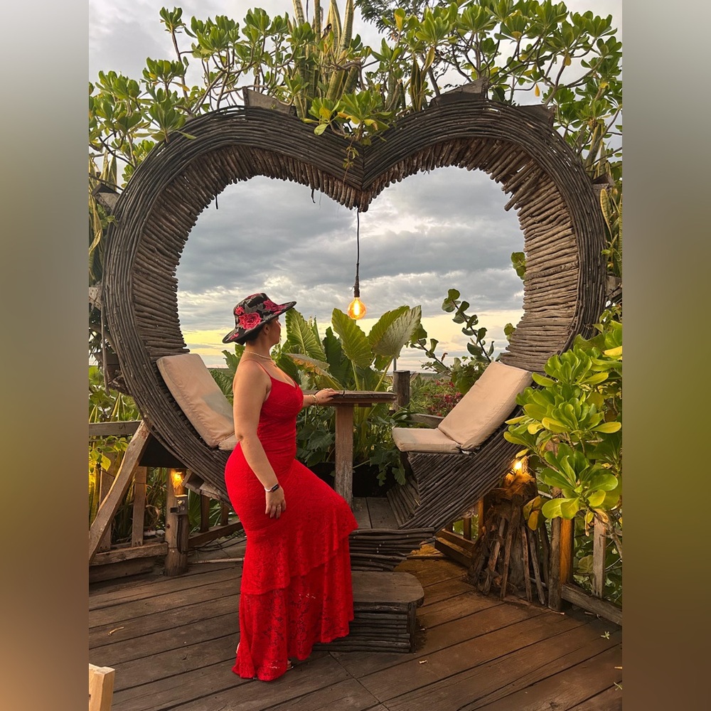Fashion Nova Red Maxi Dress